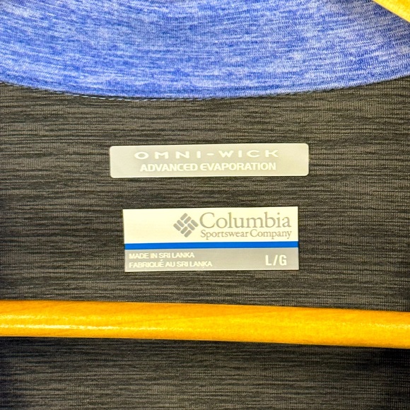 COLUMBIA - Men’s Large Half-Zip Pullover Long Sleeve Shirt - Picture 4 of 6